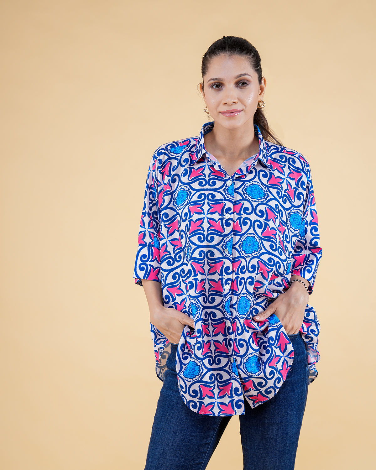 ZIYA RELAXED SHIRT (PRINTED)