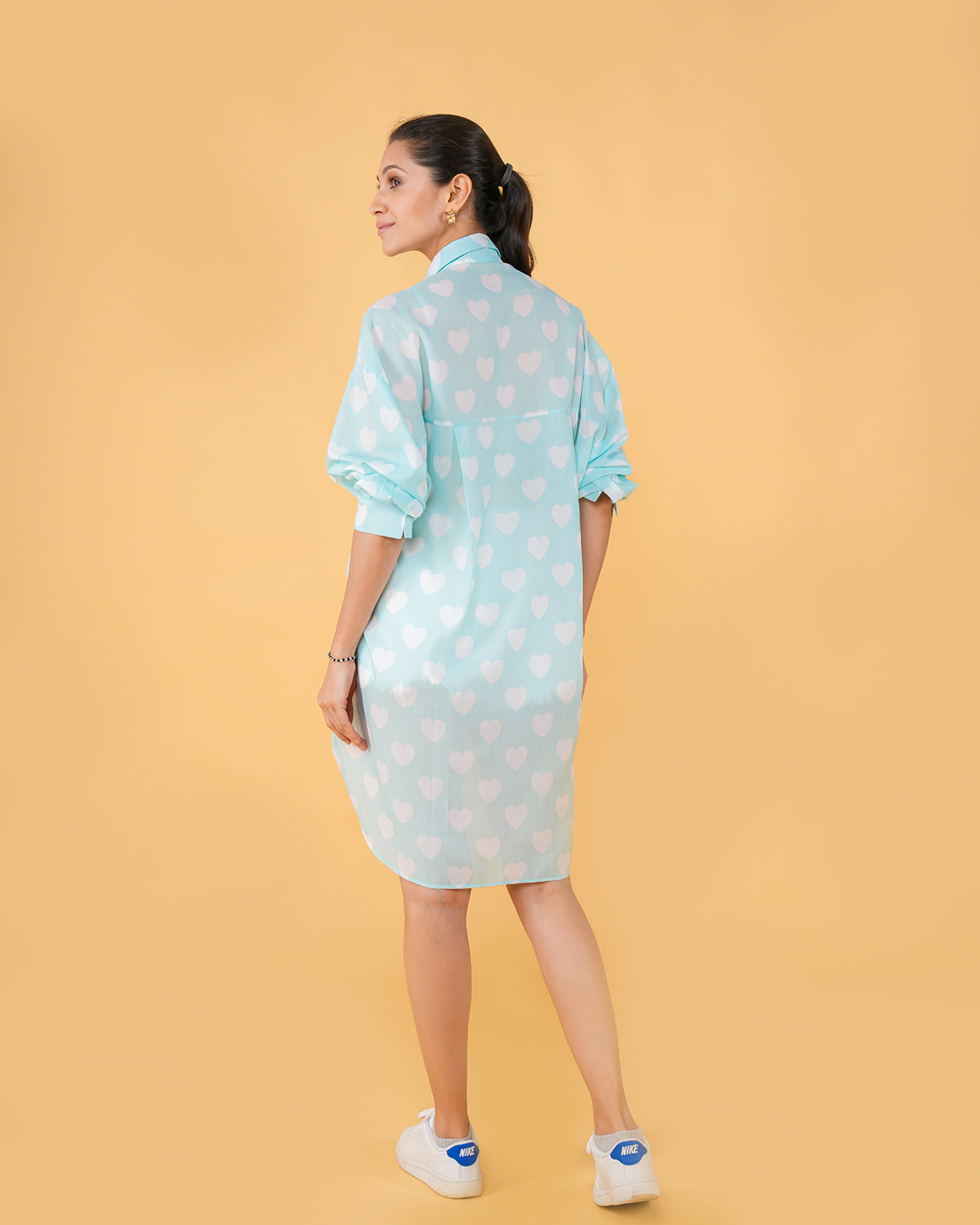 LUNA BOYFRIEND SHIRT (PRINTED WITH EMB)