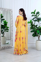 Fiza Meher Floral Yellow