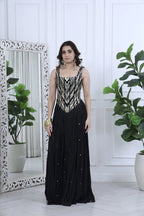 Noor Black And Gold (Tassels)
