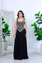 Noor Black And Gold (Tassels)