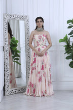 Fariha Meher Floral Ivory
