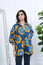 Elara Printed Cotton Shirt