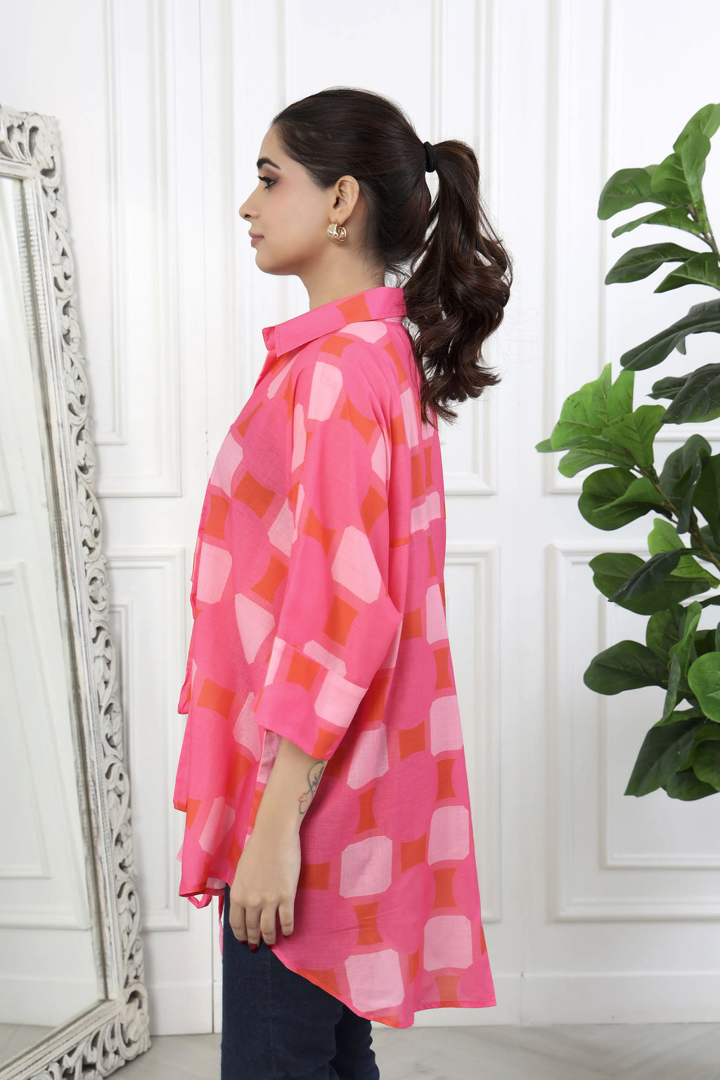 Rumi Front Tie Up Shirt