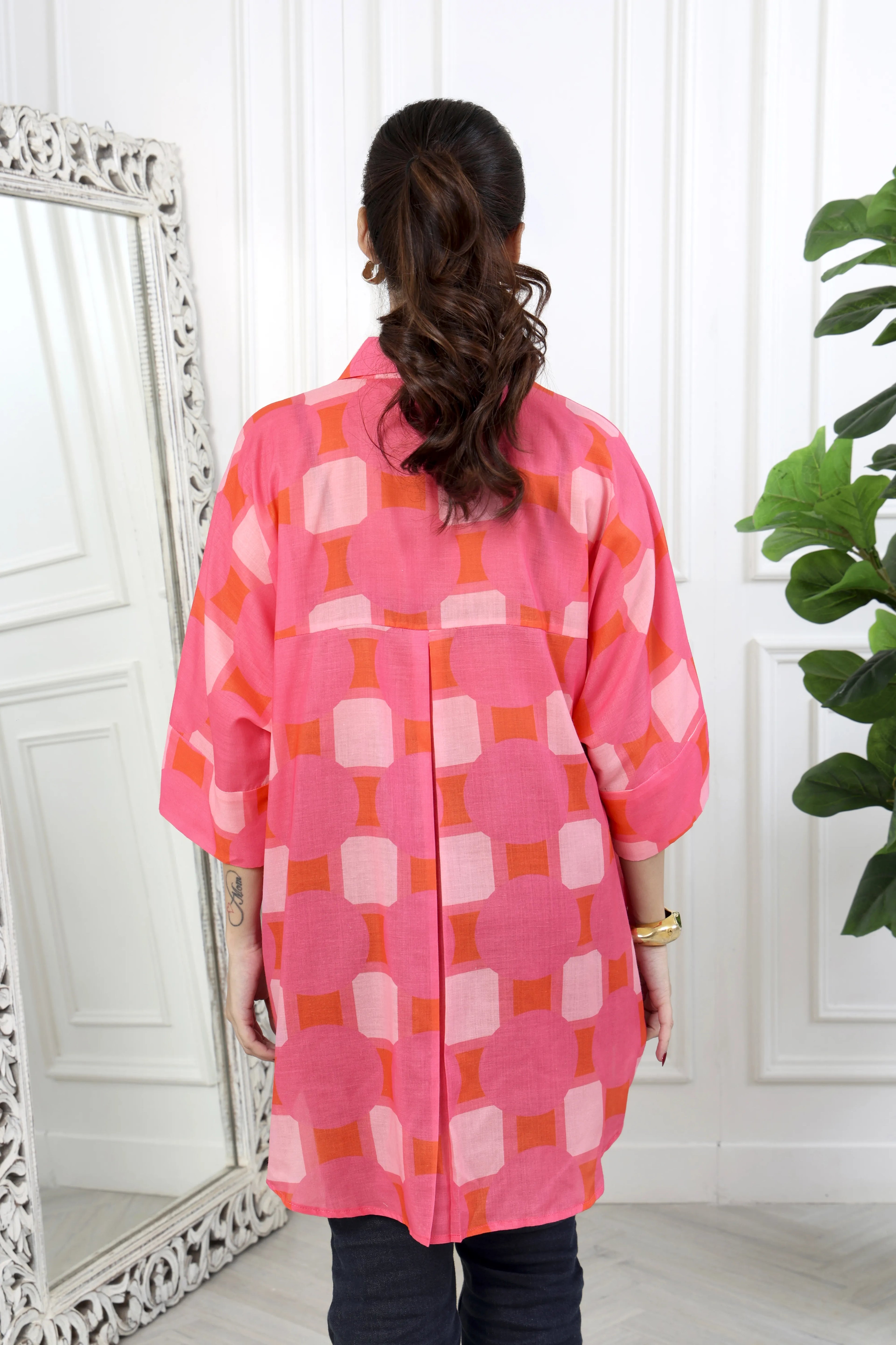 Rumi Front Tie Up Shirt