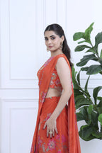 Ziva Meher Floral Purple