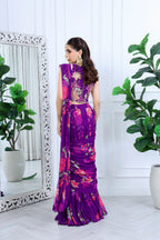 Ziva Meher Floral Purple